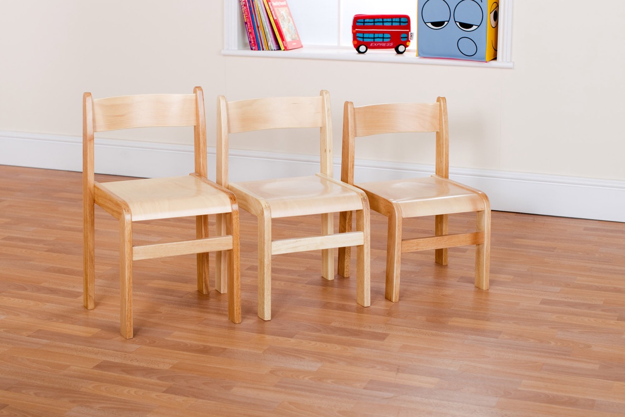 Tuf Class ™ Wooden Chair Natural - Image 11