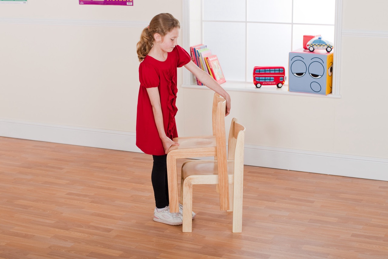 Tuf Class ™ Wooden Chair Natural - Image 7