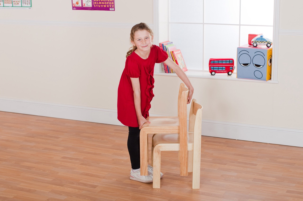 Tuf Class ™ Wooden Chair Natural - Image 5