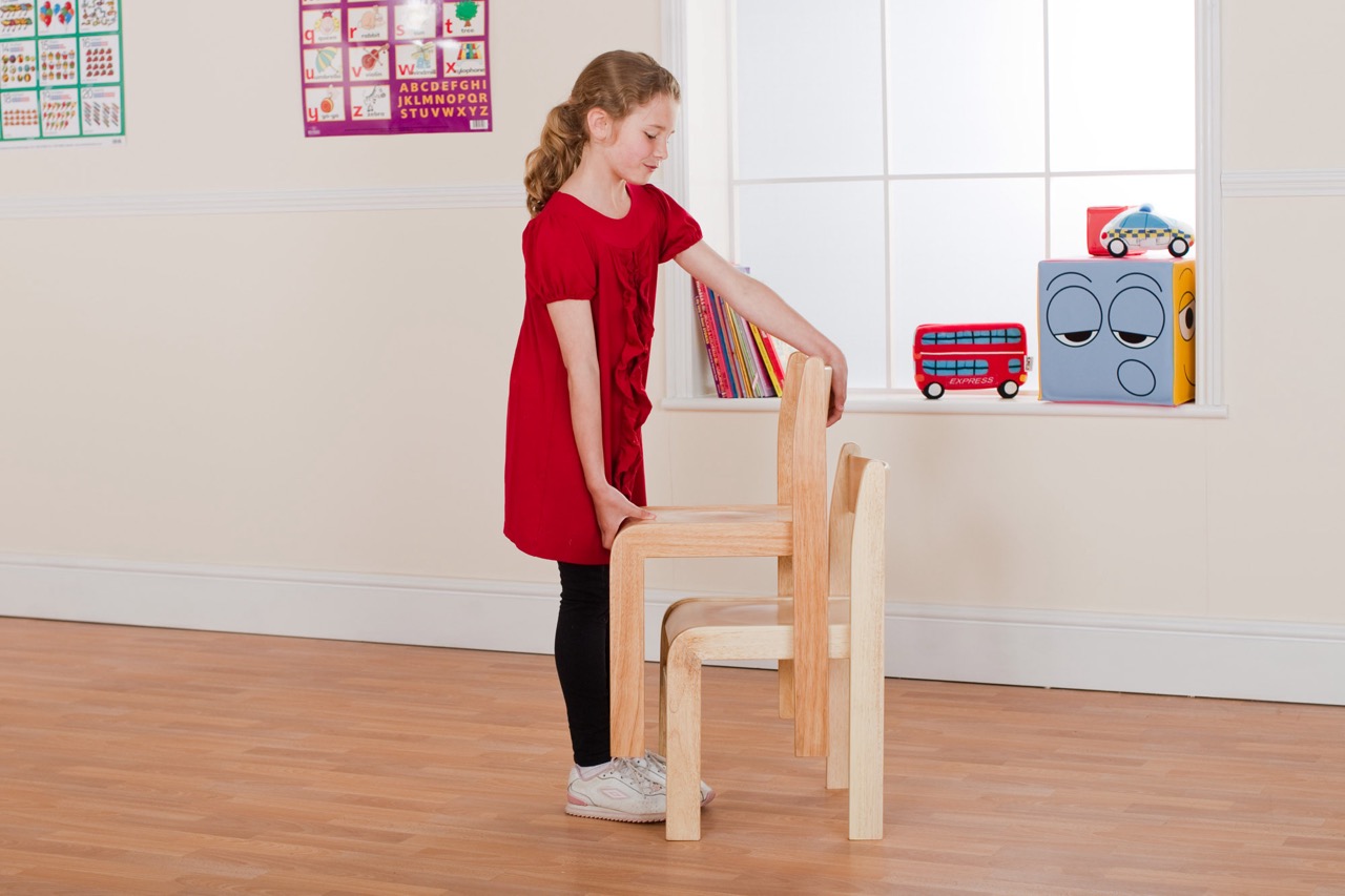 Tuf Class ™ Wooden Chair Natural - Image 4
