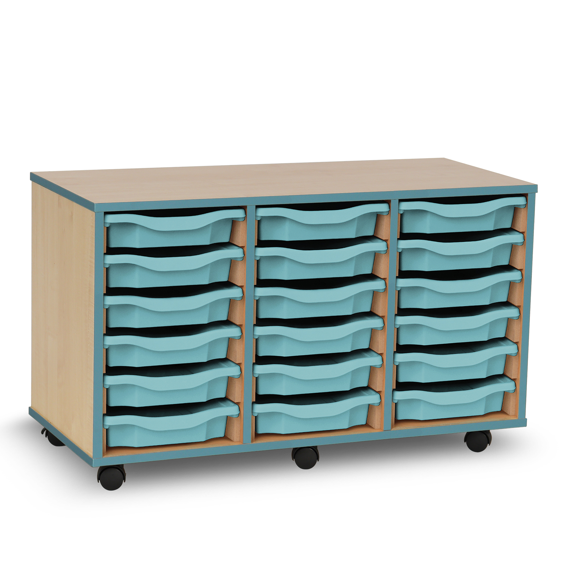 18 Shallow Tray Unit Coloured Edging - Image 3