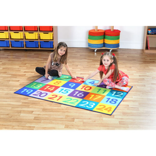 Rainbow 1-24 Numbers Carpet
