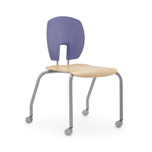 SE Motion stacking chair with castors