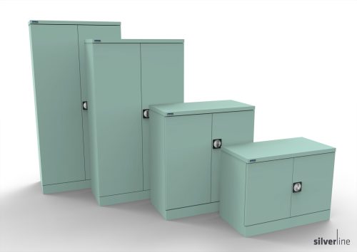 Silverline Kontrax Metal Cupboards