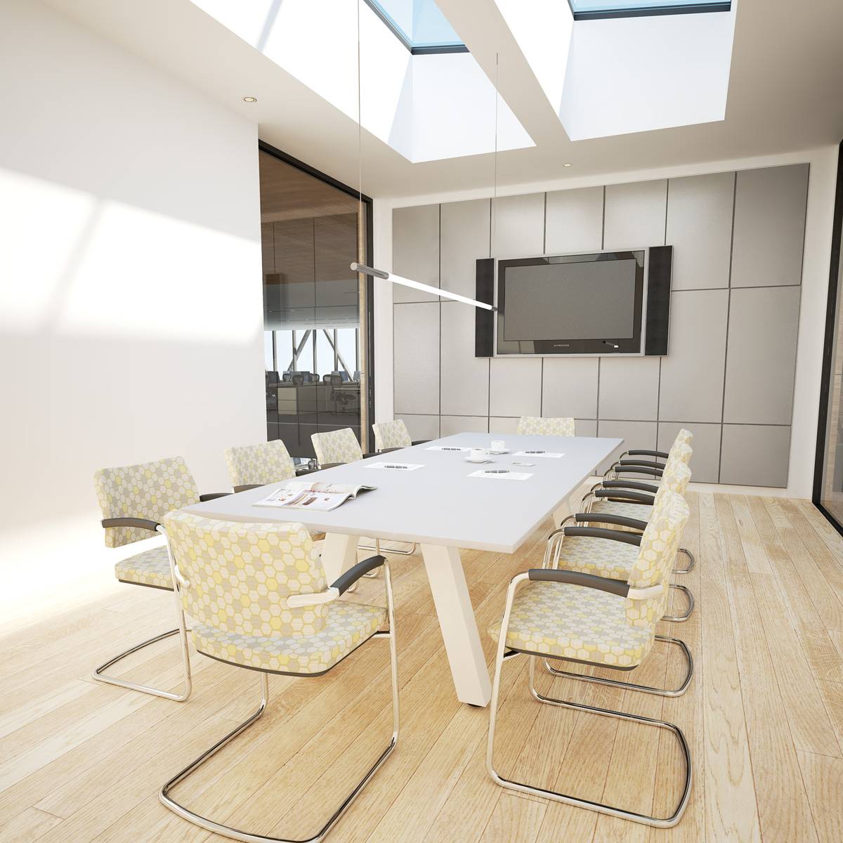 Force Rectangular Boardroom Table - Image 4