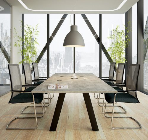 Force Rectangular Boardroom Table