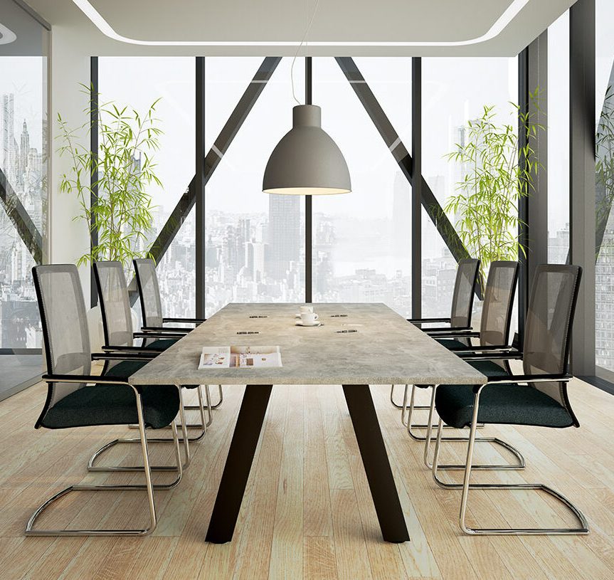 Force Rectangular Boardroom Table