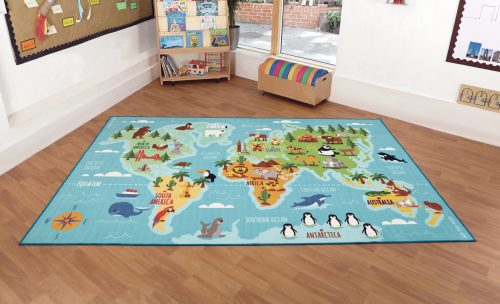 Animals and Places of the World Carpet