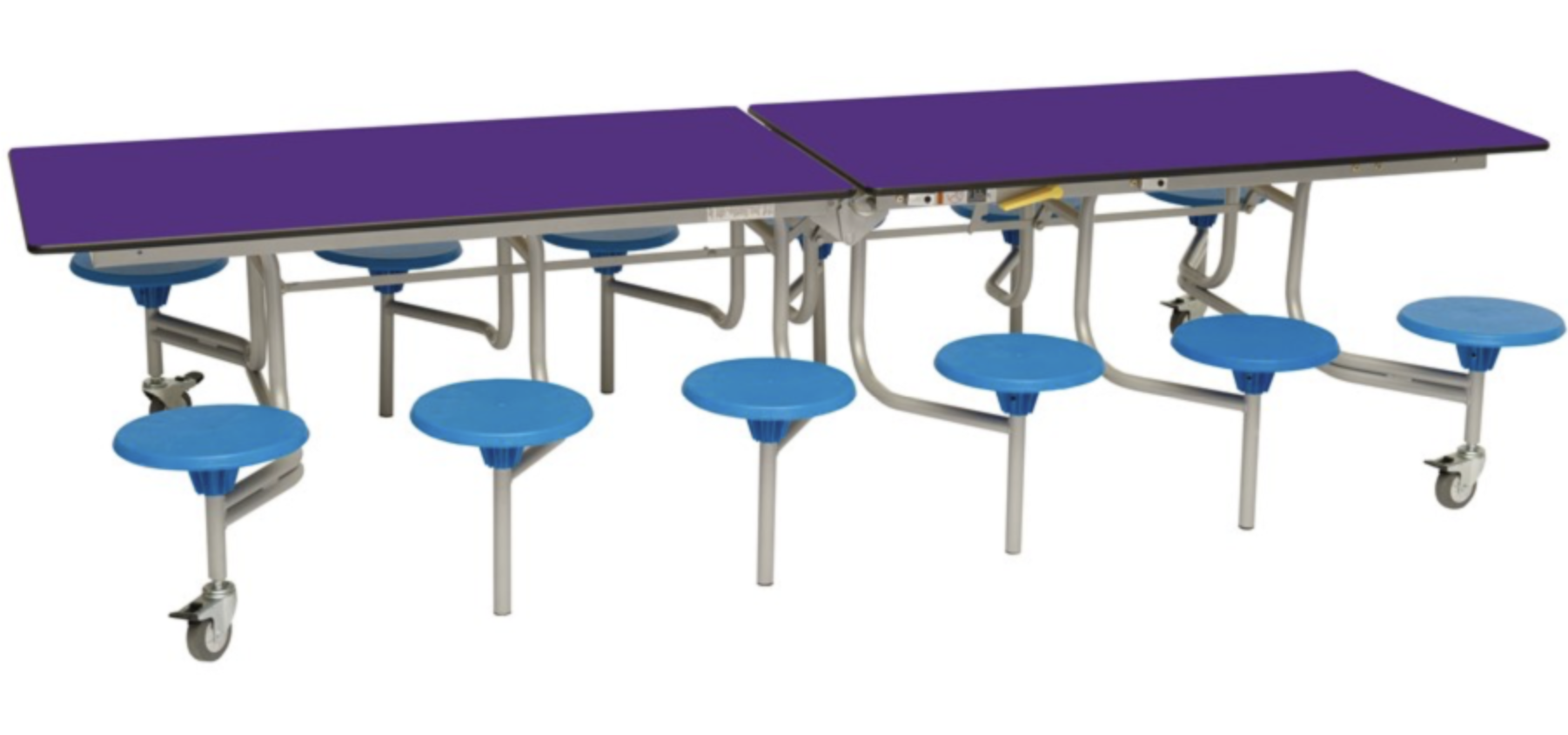 Spaceright 12 Seat Rectangular Mobile Folding Table - Image 2