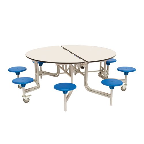 Spaceright 8 Seat Round Mobile Folding Table