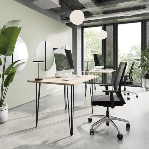 Hairpin Rectangular Desk