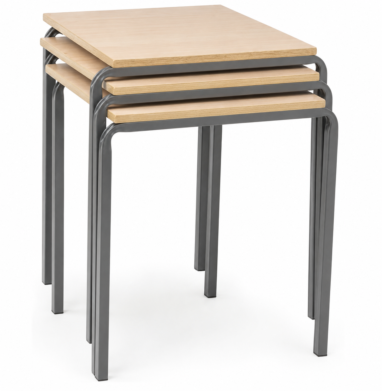 Crush Bent Frame Square Tables MDF Edge