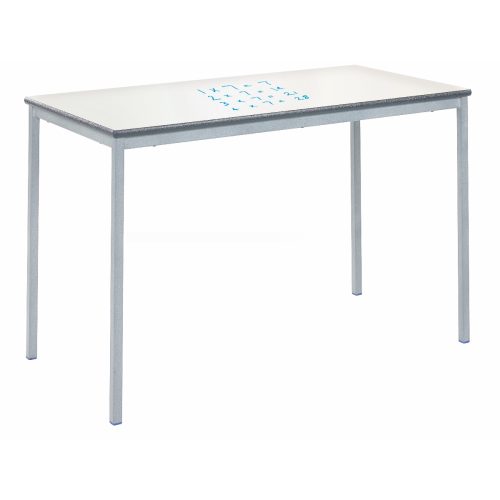 Whiteboard Top Rectangular Classroom Tables