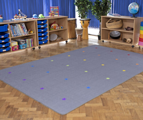 Essentials Rainbow Stars Indoor/Outdoor Carpet