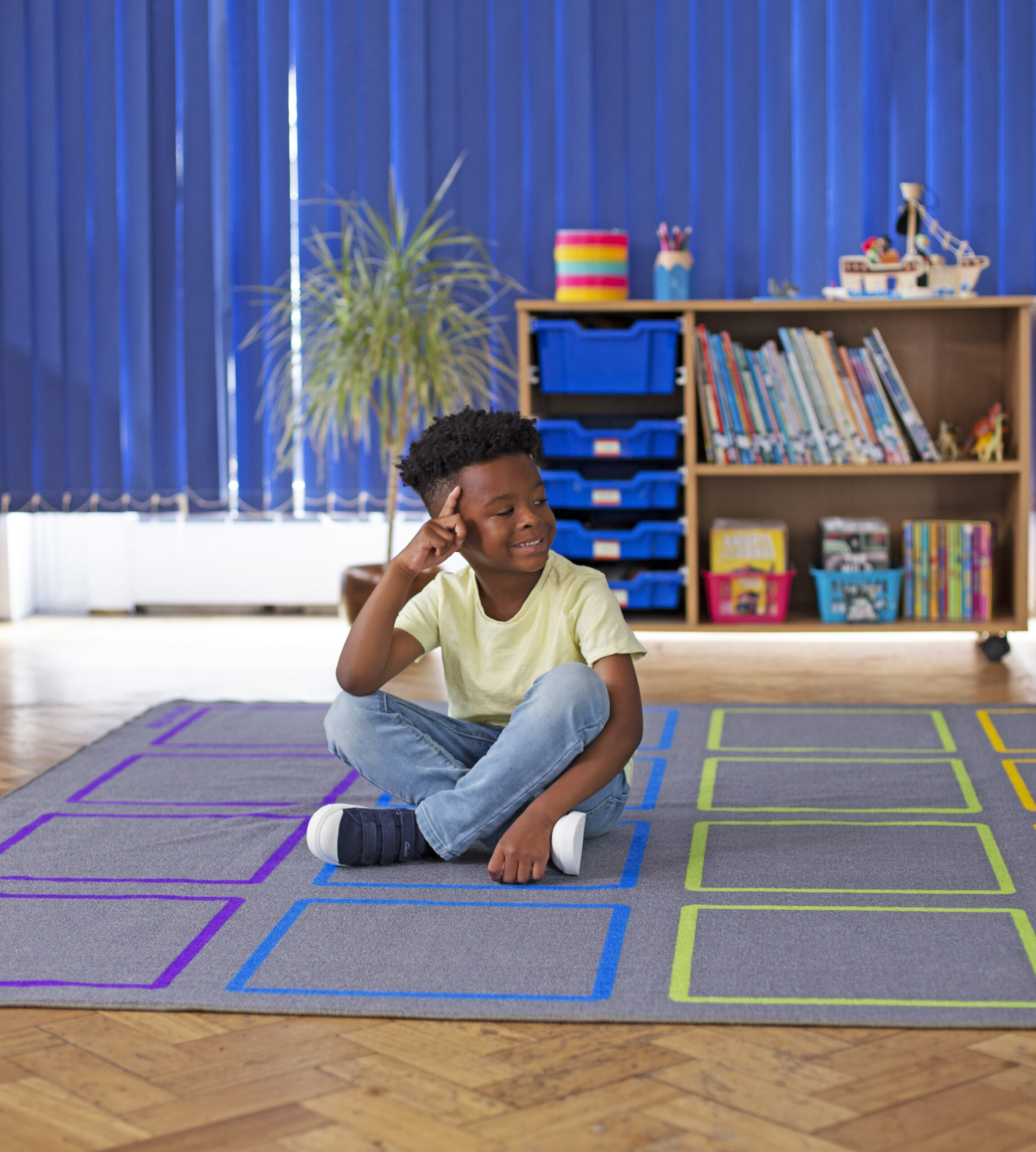 Essentials Rainbow Square Carpet - Image 3
