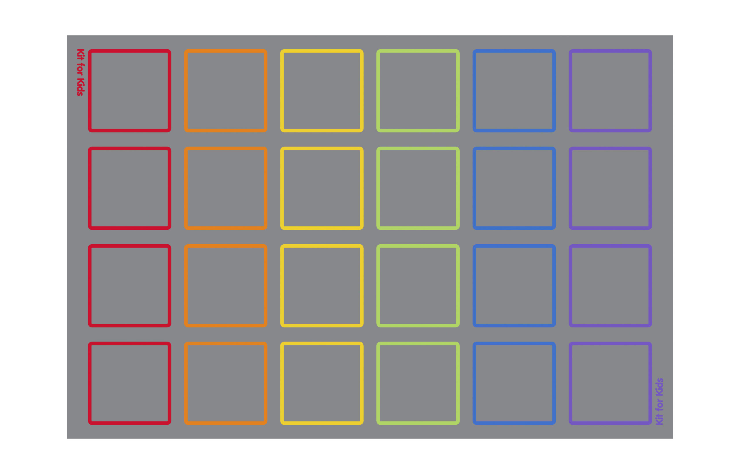 Essentials Rainbow Square Carpet - Image 5