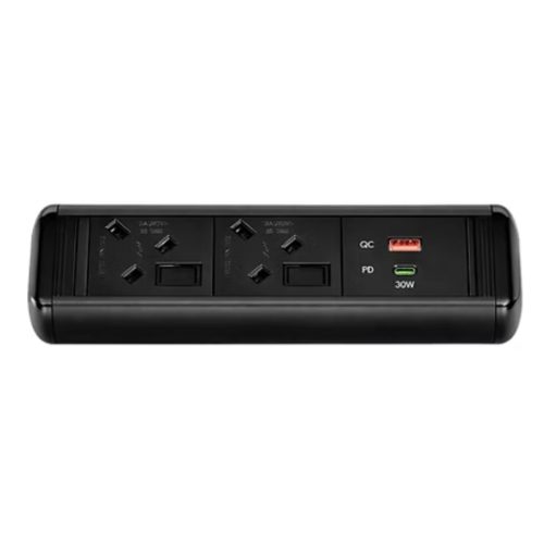 Protea Desk Power Module | Aluminium Extrusion Power & USB Charging