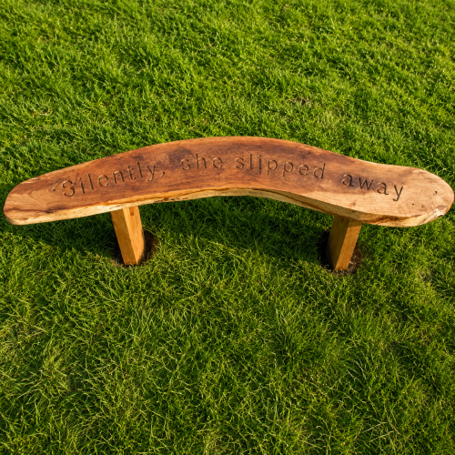 Oak Story Bench
