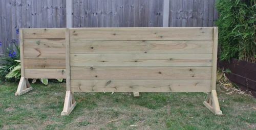 Wooden Playground Divider Wall