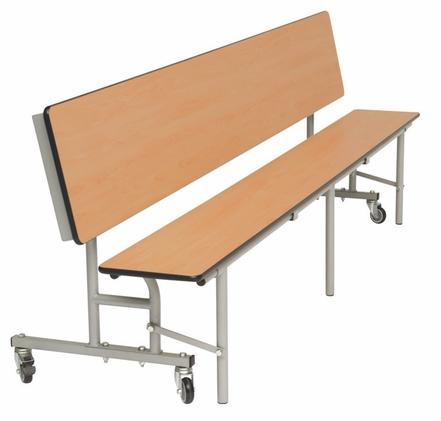 Spaceright Convertible Mobile Folding Bench Unit – School Dining Table - Image 4