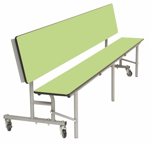 Spaceright Convertible Mobile Folding Bench Unit – School Dining Table - Image 9