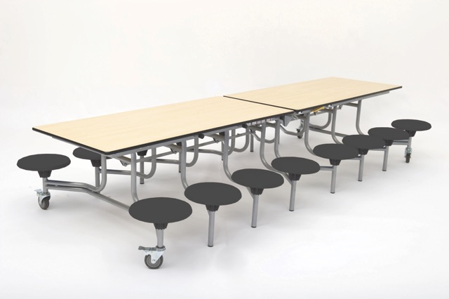 Spaceright 16 Seat Rectangular Mobile Folding Table - Image 24