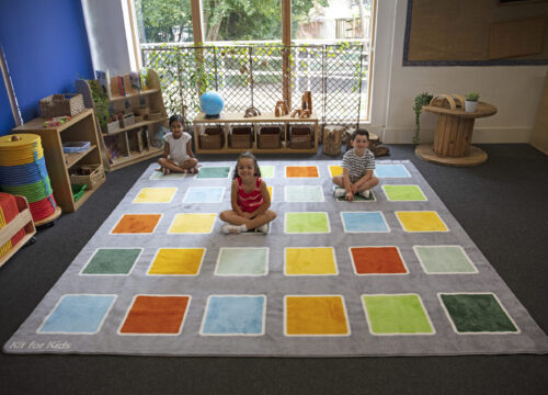 Rainforest Squares Placement Carpet