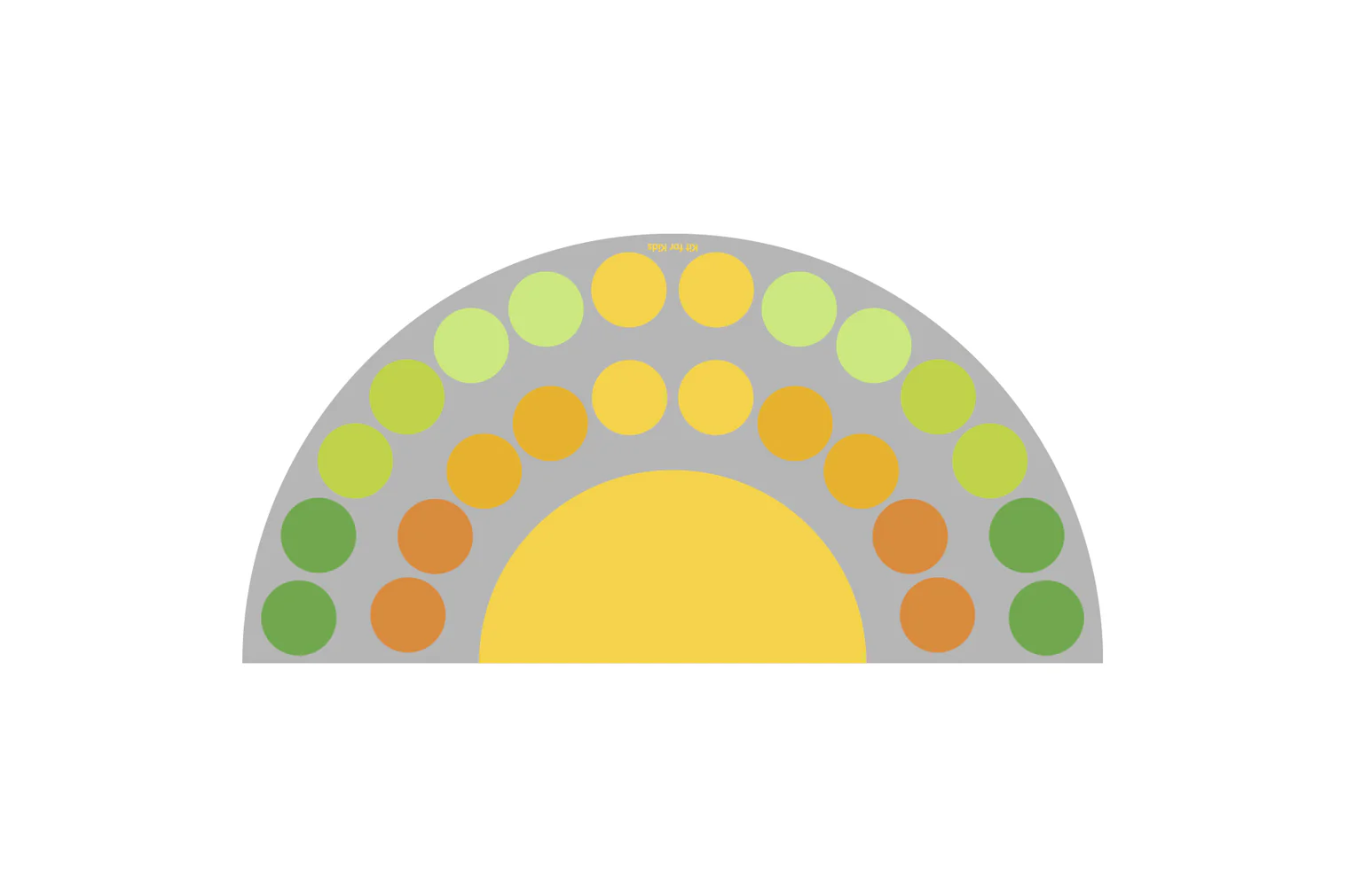 Safari Large Semi Circle Placement Carpet - Image 3