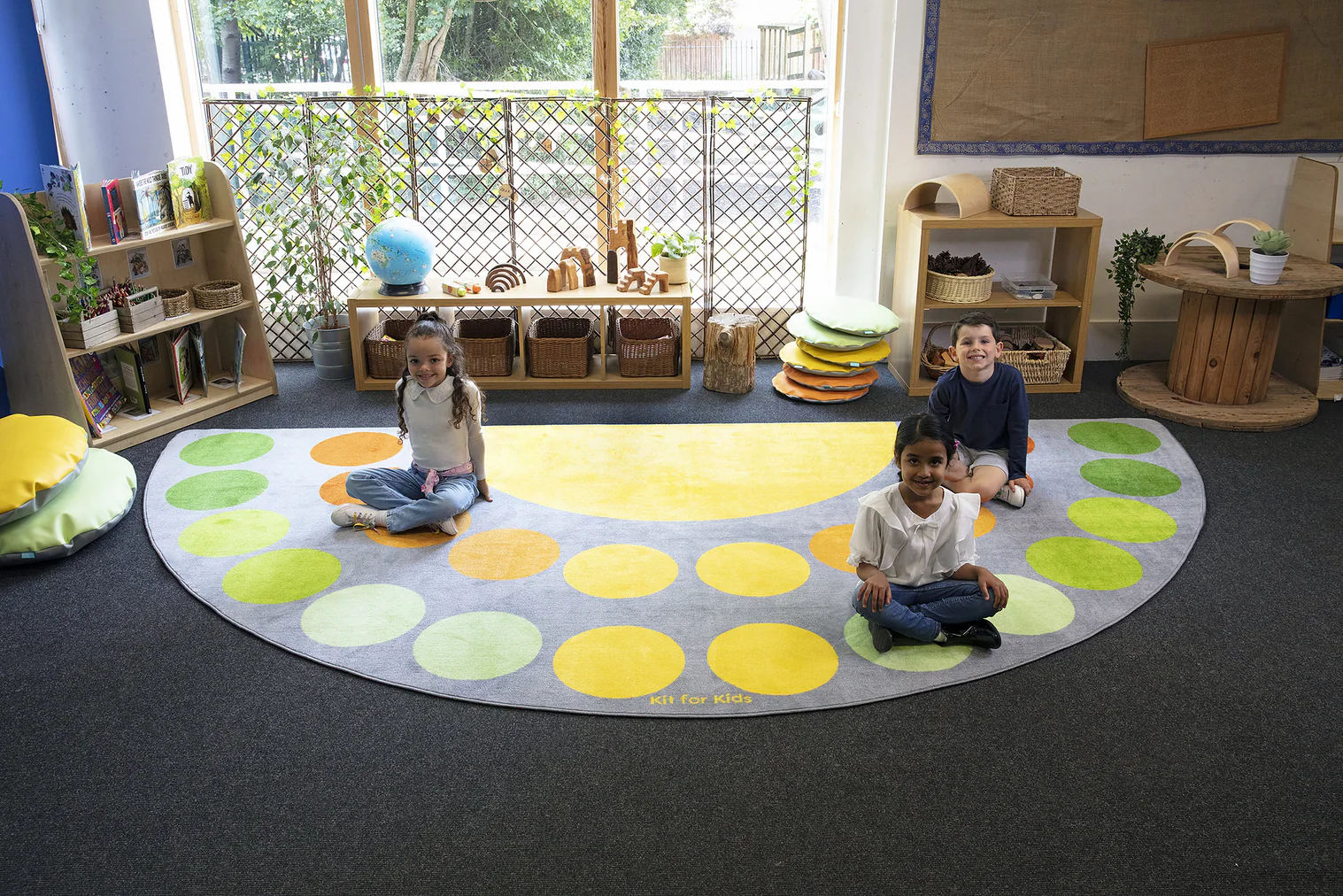 Safari Large Semi Circle Placement Carpet - Image 4