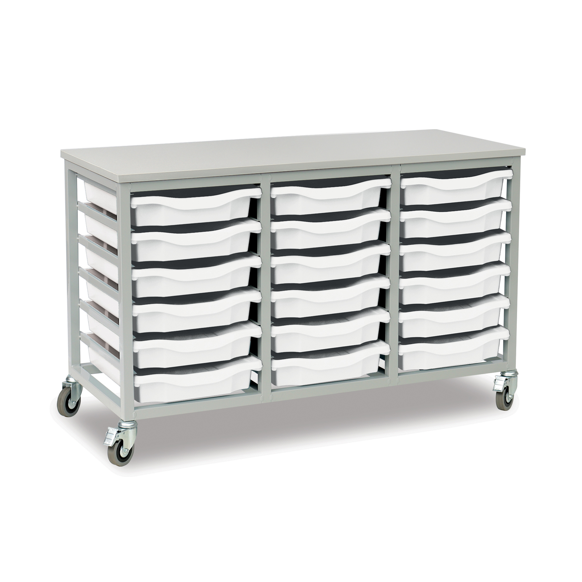 18 Mobile Shallow Tray Unit - Image 2