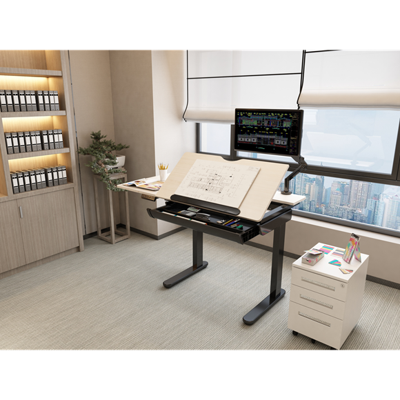 Single Motor Ultra-Quiet Adjustable-Height Electric Sit/Stand Desk - Image 5