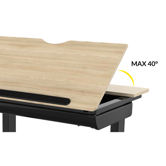 Single Motor Ultra-Quiet Adjustable-Height Electric Sit/Stand Desk - Image 8