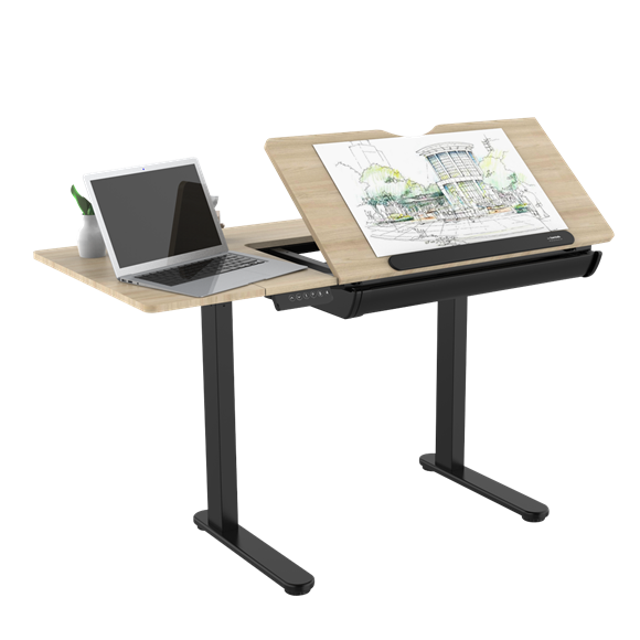 Single Motor Ultra-Quiet Adjustable-Height Electric Sit/Stand Desk - Image 7