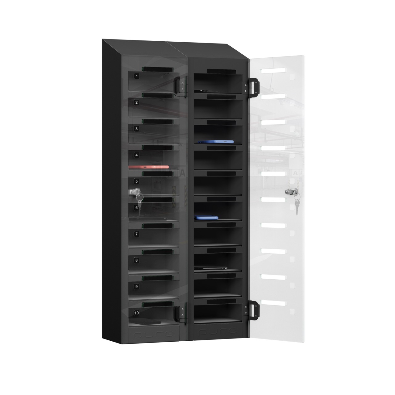 Pure Phonesafe 20 Compartment Mobile Phone Locker - Image 16