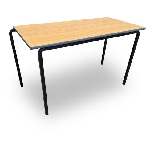 Rectangular Classroom Table Spray PU Edge