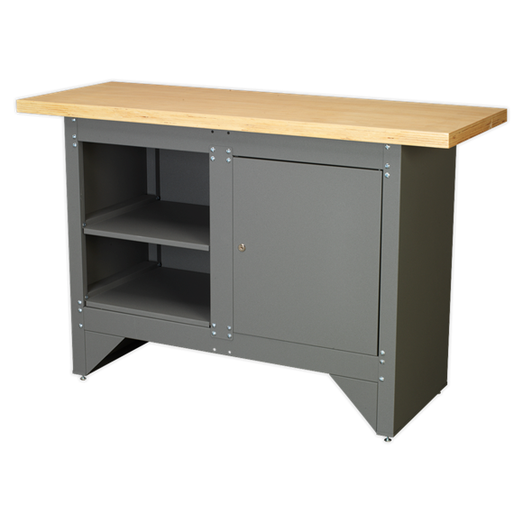 Heavy-Duty Workbench with Cupboard - Image 3