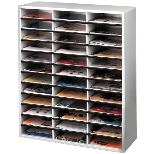 Fellowes 36 Compartment Literature Sorter A4 Dove Grey