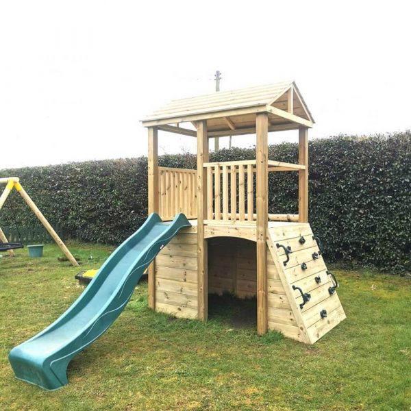Climbing Frame Playset (with Rope Wall & Monkey Bars) - Image 4
