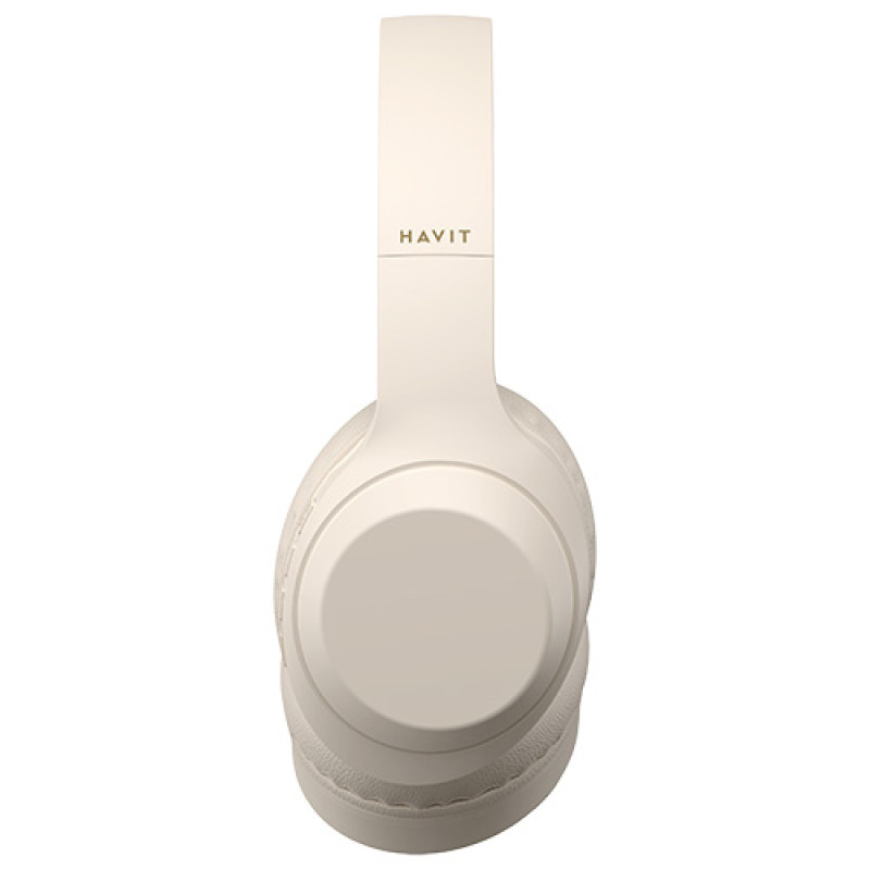 HAVIT H628BT Bluetooth Headphone - Beige - Image 3