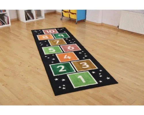Kinder™ Number Hopsotch Runner Classroom Carpet