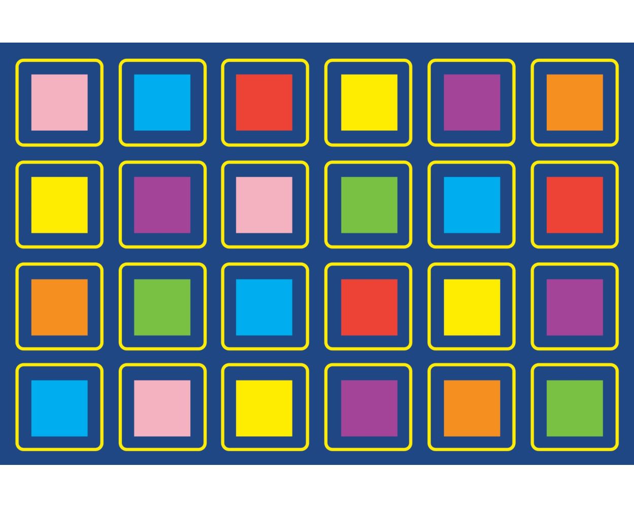 Kinder™ KinderColour Squares Placement Classroom Carpet - Image 2