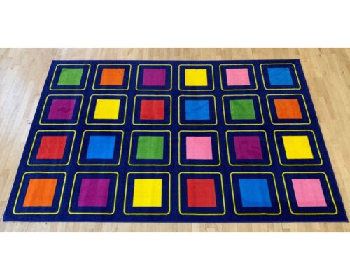Kinder™ KinderColour Squares Placement Classroom Carpet