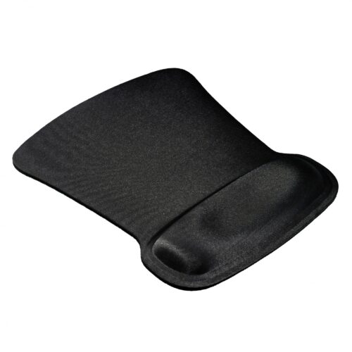 Allsop Gel Mouse Pad with Wrist Rest – Black