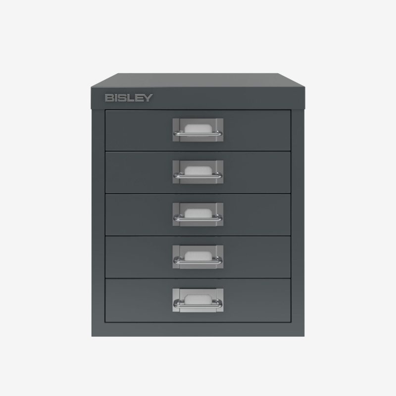 Bisley 5 Drawer Filing Cabinet - Desktop - Image 5