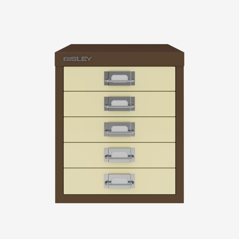 Bisley 5 Drawer Filing Cabinet - Desktop - Image 2