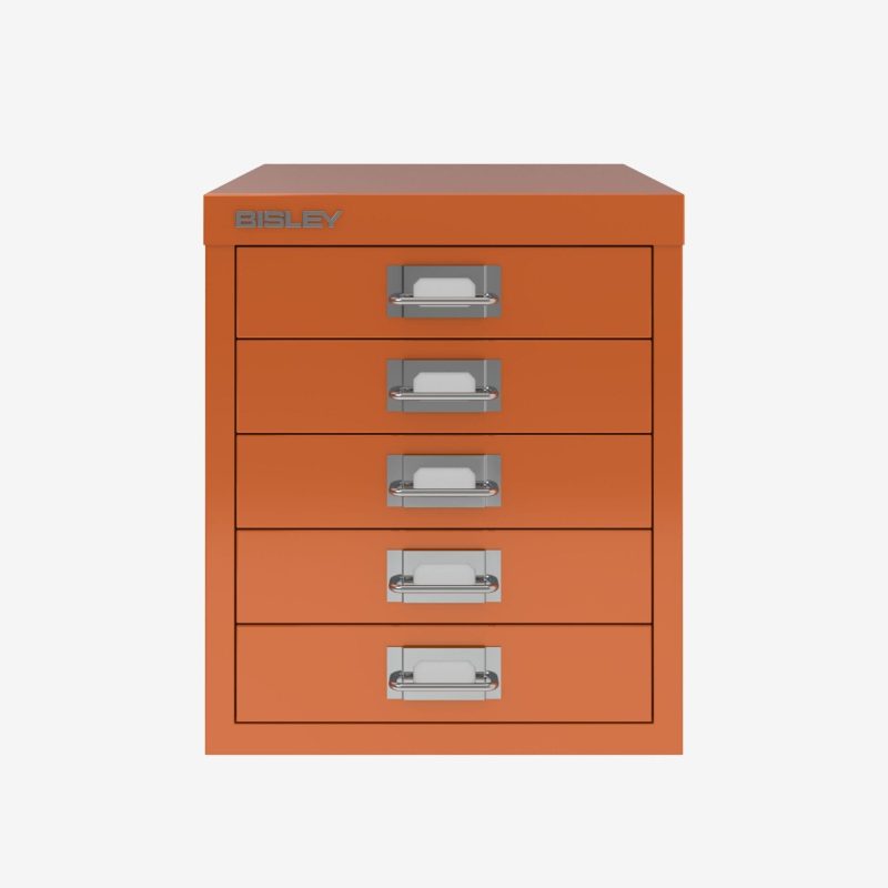 Bisley 5 Drawer Filing Cabinet - Desktop - Image 7