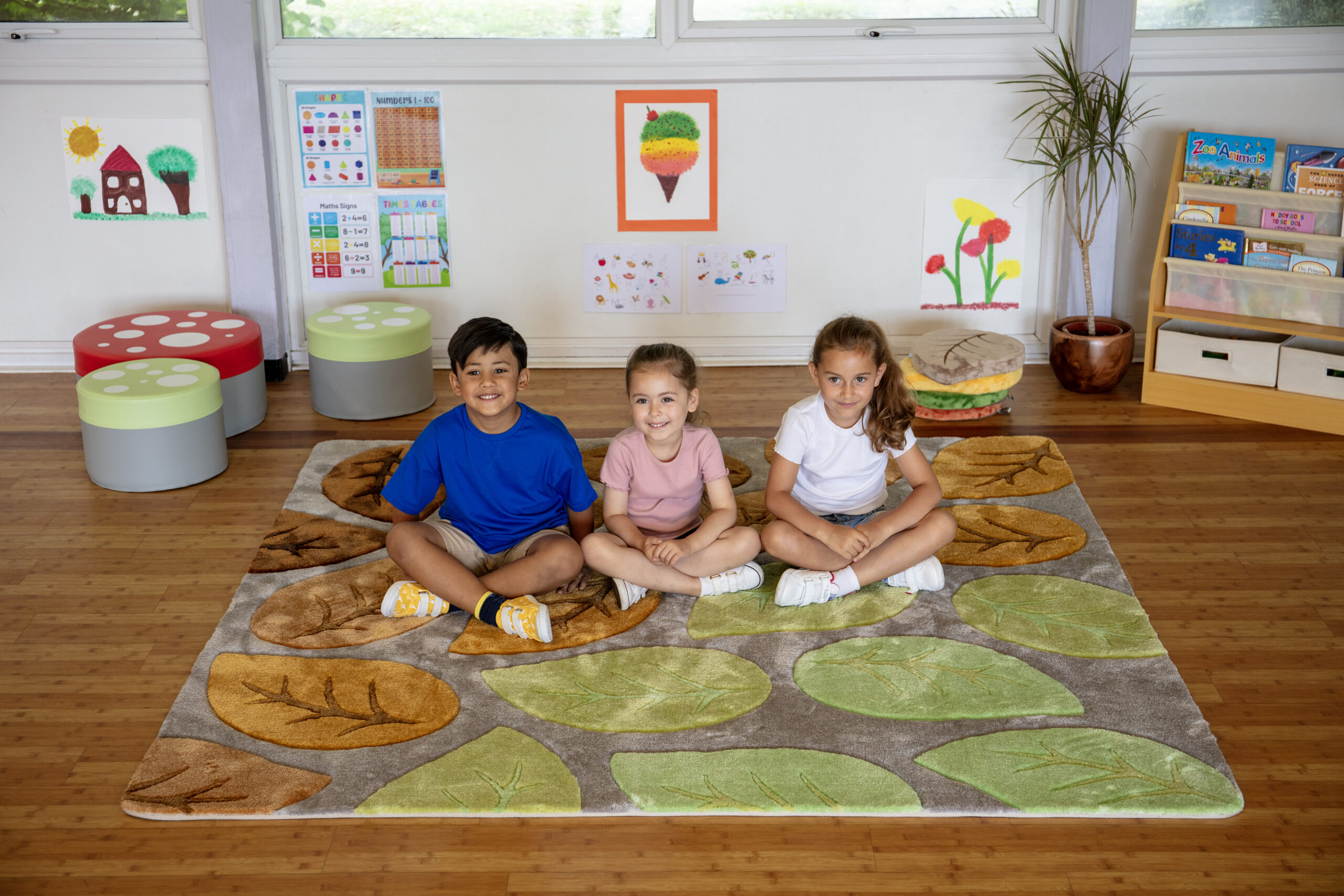 Seasonal Leaves Super Deluxe Carved Carpet - Image 2