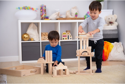 Wooden Jumbo Block Set - Pk54