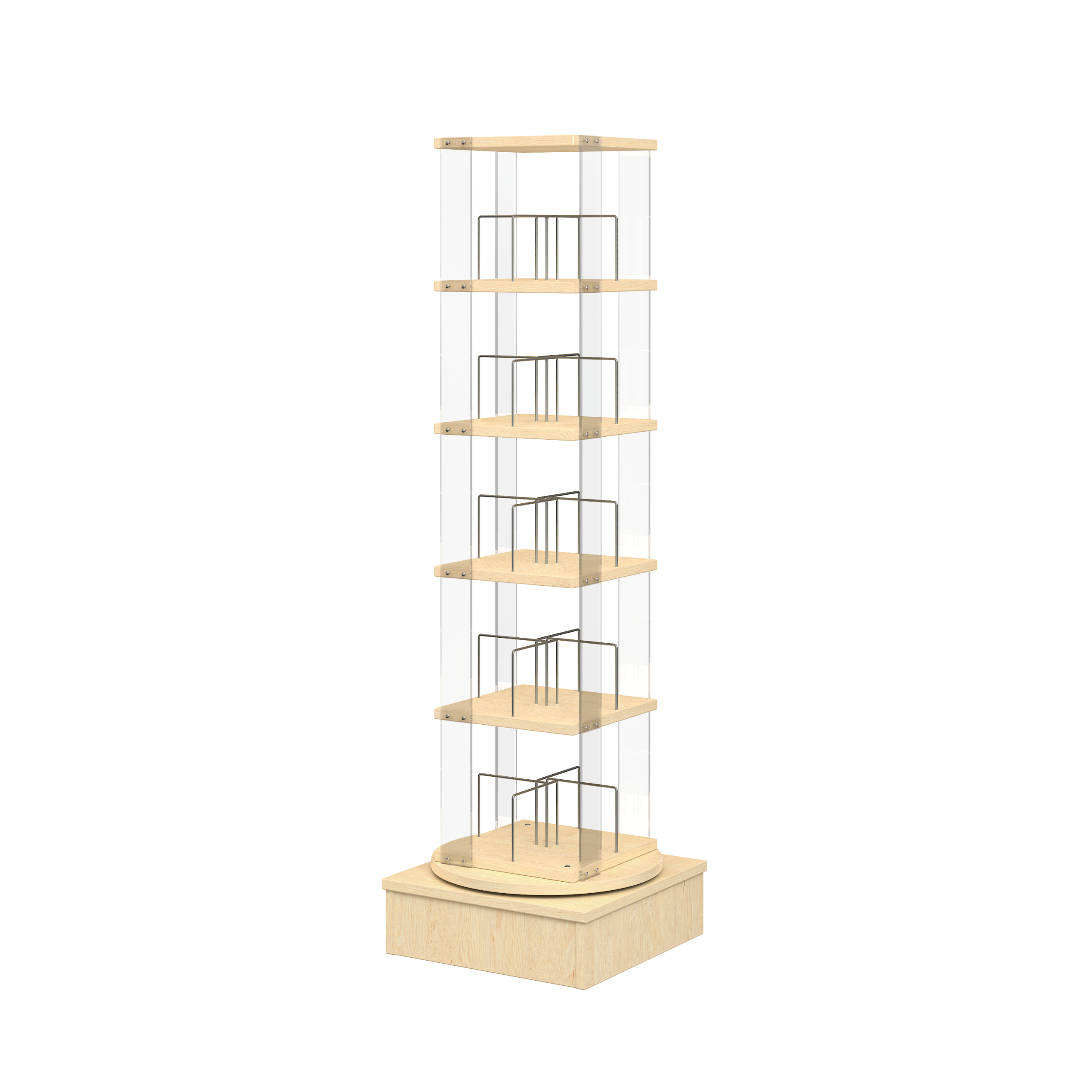 Paperback Low Base Library Spinner