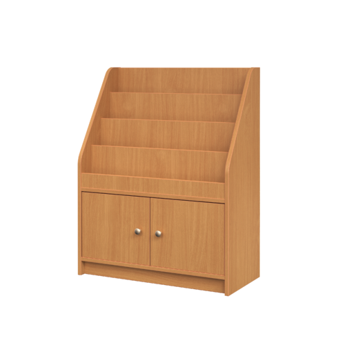 Narrow 1 Tier Book Shelf Cupboard
